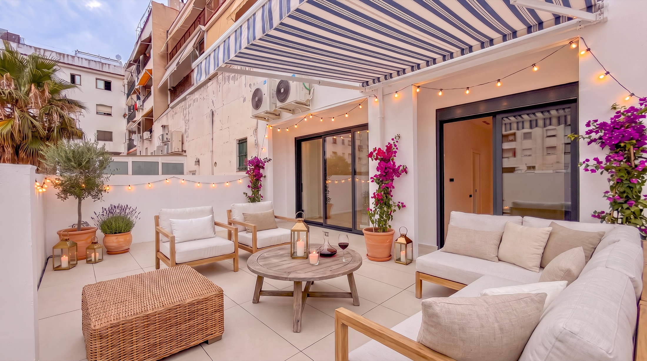 Terraza después del Home Staging