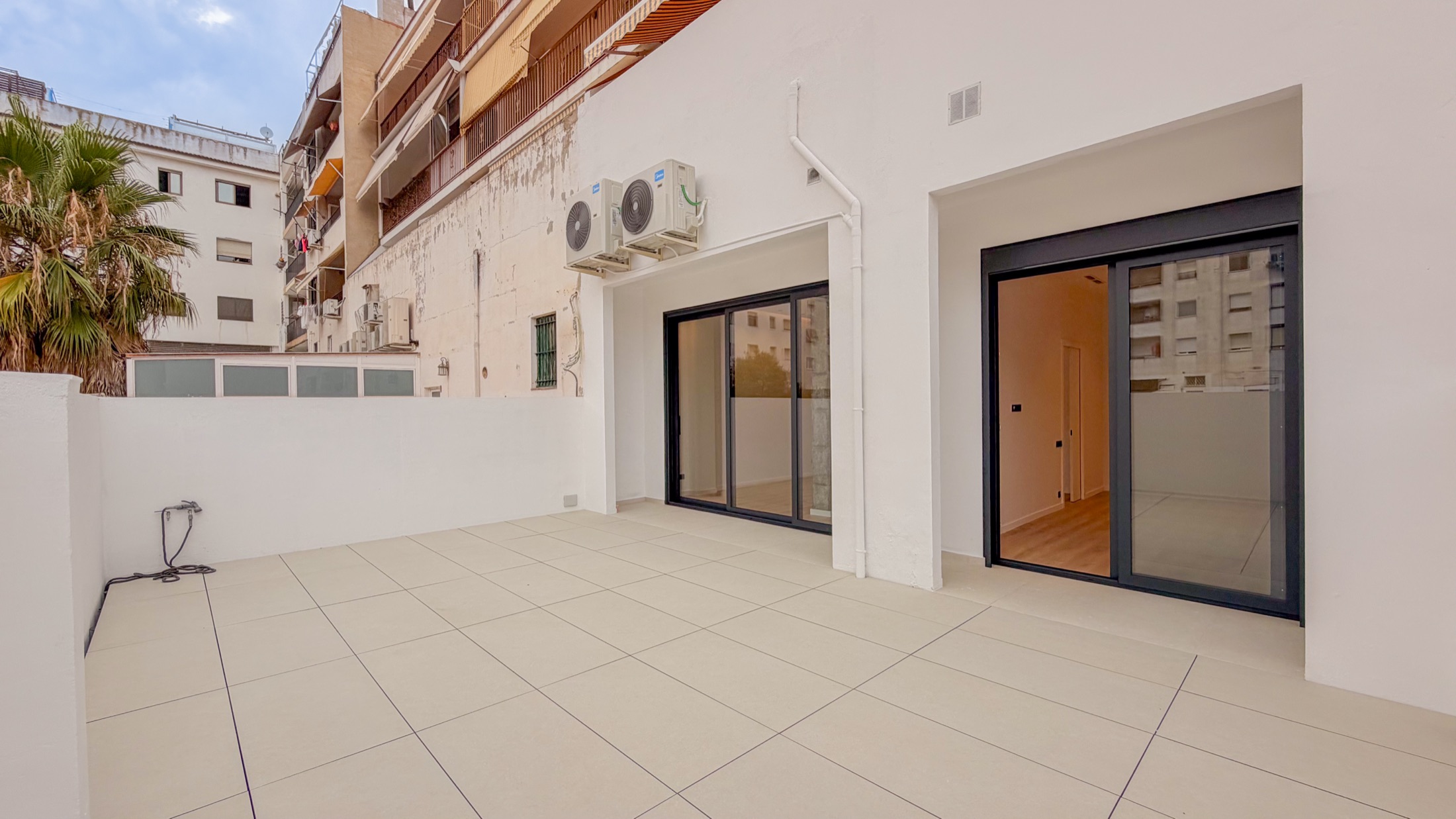 Terraza antes del Home Staging